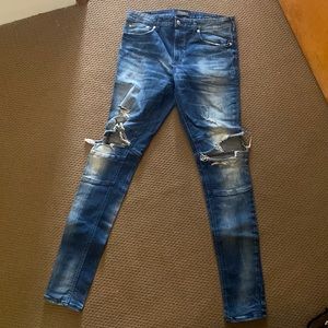 Pacsun Stacked Skinny Jeans